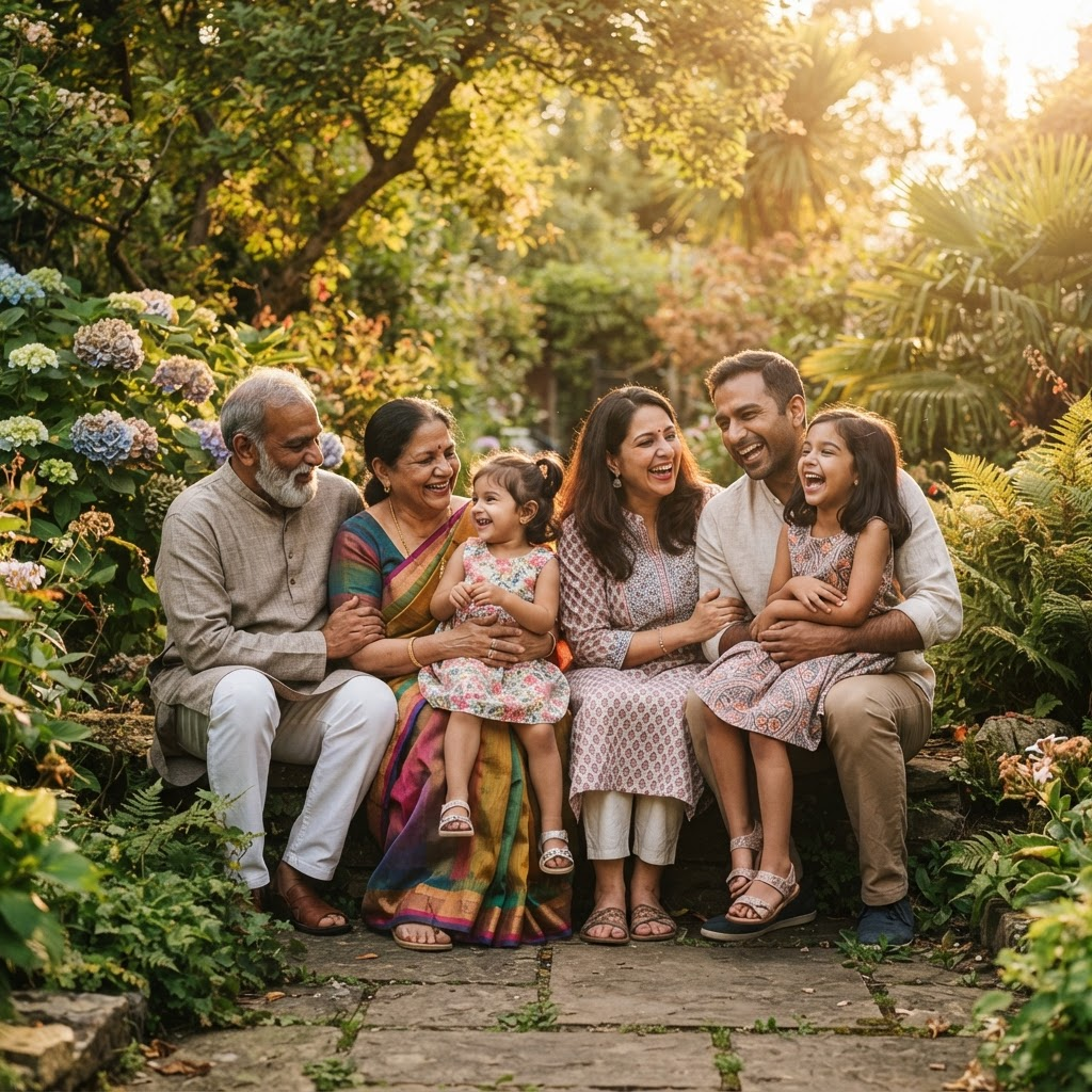 A multigenerational family together, building a legacy that lasts